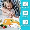 16PCS Montessori Kitchen Tools Cookware Baking Toy, Toddler Baking Set for Real Cooking includes 3 Serrated Edges Plastic Toddler Knives, Cutting Board, Y Peeler, Egg Beater, Toddler Food Picks #4
