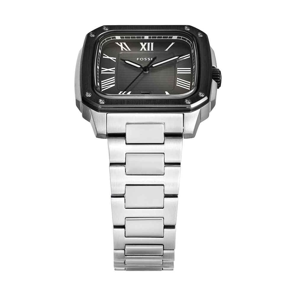 FOSSIL Hommes Analogique Quartz Montre avec Bracelet en Acier Inoxydable FS6121