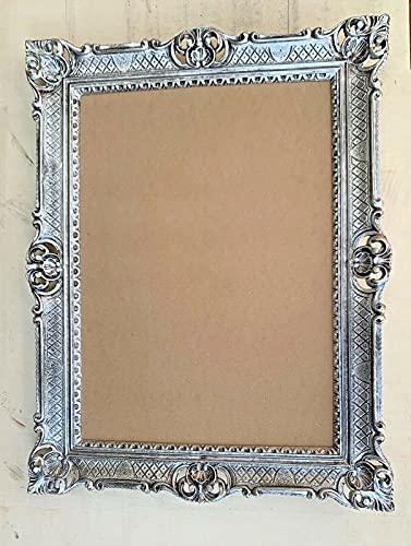Bilderframes barok antiek zilver 50x70 cm prunk frame antieke fotolijst 70 x 90 cm schilderij frame bruiloft frame… - Afbeelding 6