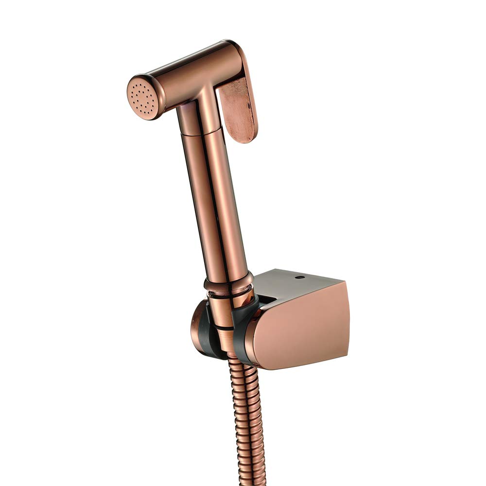Spruzzatore portatile per bidet per WC, set doccia portatile con attacco a parete fredda per l'igiene personale, materiale in ottone