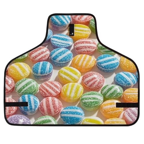 Delantal de trabajo ajustable unisex con múltiples bolsillos miniatura 1