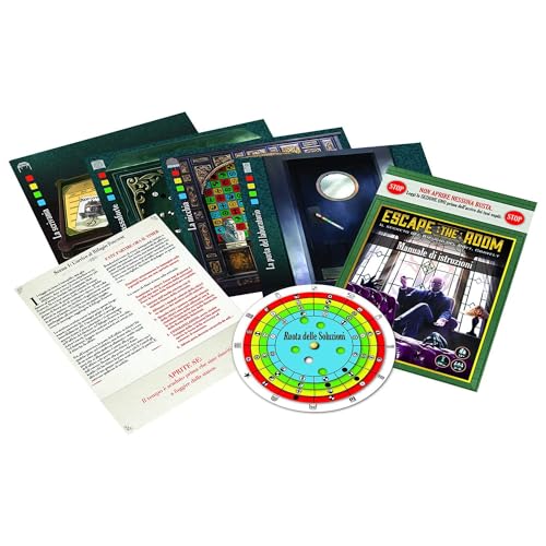 Thinkfun - Escape The Room, Il Segreto Del Rifugio Del Dott. Gravely, Giochi Da Tavolo Per Tutta La Famiglia, 3-8 Giocatori, Idea Regalo Per Adulti E Ragazzi 13+ Anni, Edizione In Italiano - 2