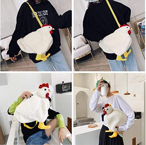 Bolso tipo tote de gallina para mujer miniatura 4