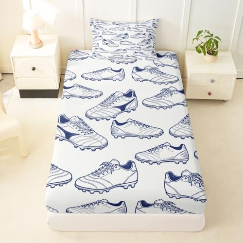 The Best Football Boots at the Moment: Your Ultimate Guide 15 Football Boots Fitted Sheets Twin Size (No Flat),Soccer Sport Games Bedding Set 2Pcs,Kids Girls Boys Room Decor,Modern Cartoon Bed Sheet Navy Blue Deep Pocket Sheet,1 Pillowcase