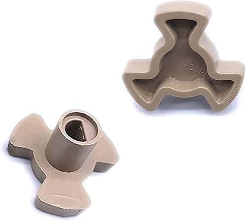 Mantouxixi 2 piezas de 0.59 pulgadas, eje de microondas de 0.59 pulgadas, soporte de guía de rodillos para horno de microondas pequeño, bandeja de