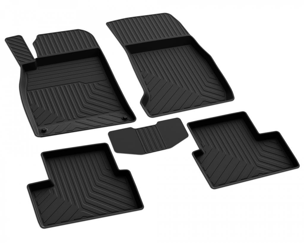 ferrous autoaccessories Mercedes A200 W177 ile Uyumlu 4D Havuzlu Kauçuk Paspas 2018 ve Üstü
