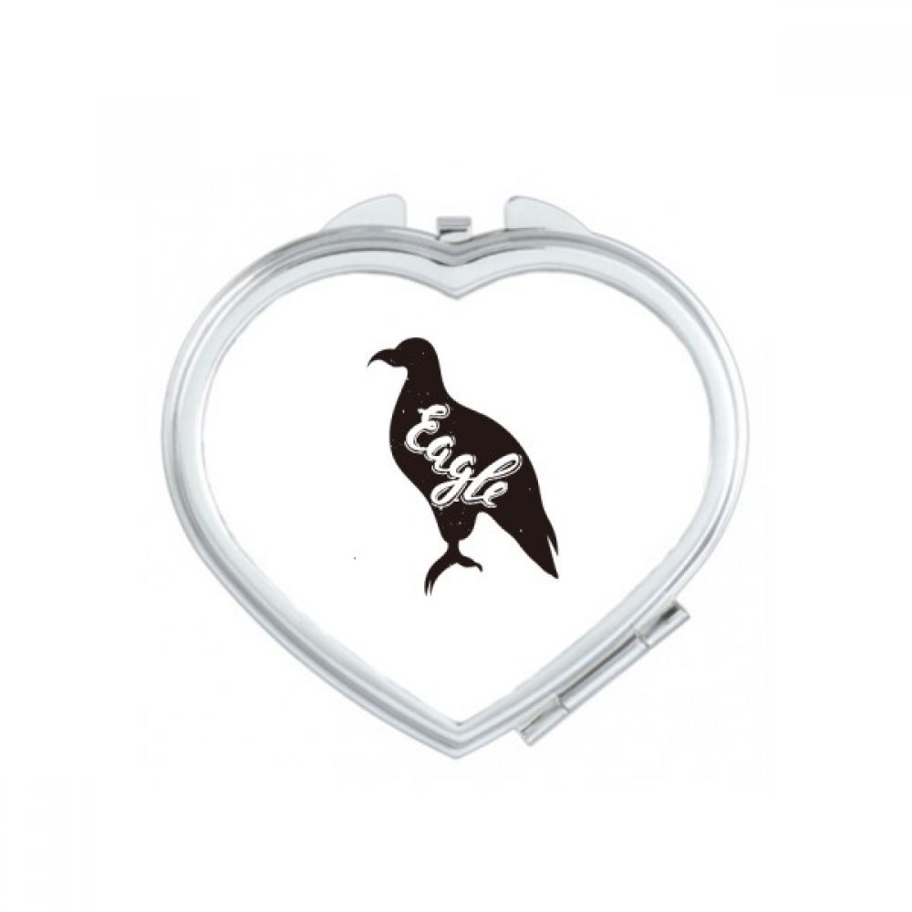 Miroir de poche Chien Noir et Blanc mignon accessoire maquillage transportable