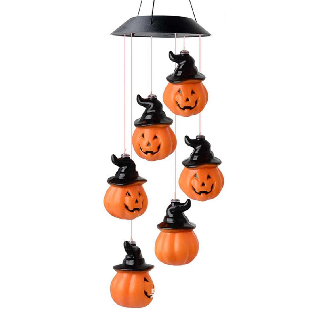 Striegro Halloween Pumpkin Lights, Solar, Orange..