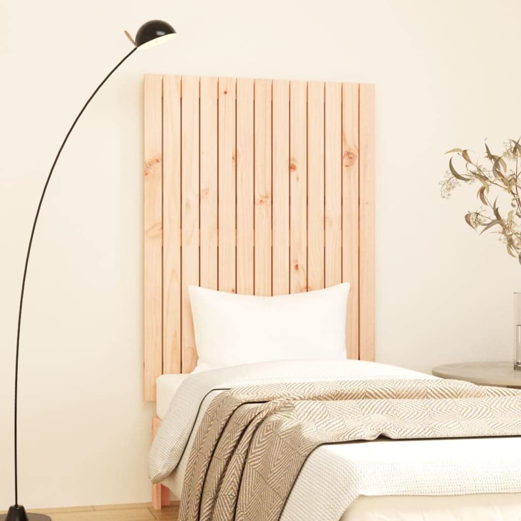 824953 Testiera da Parete 82,5x3x110 cm in Legno Massello di Pino Testata in Legno,Testata Letto Matrimoniale Muebles Dormitorio Spalliera Letto Testiere per Letto Matrimoniale