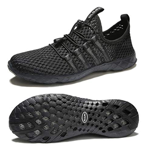 Image of DLGJPA Men's Lightweight Quick Drying Aqua Water Shoes