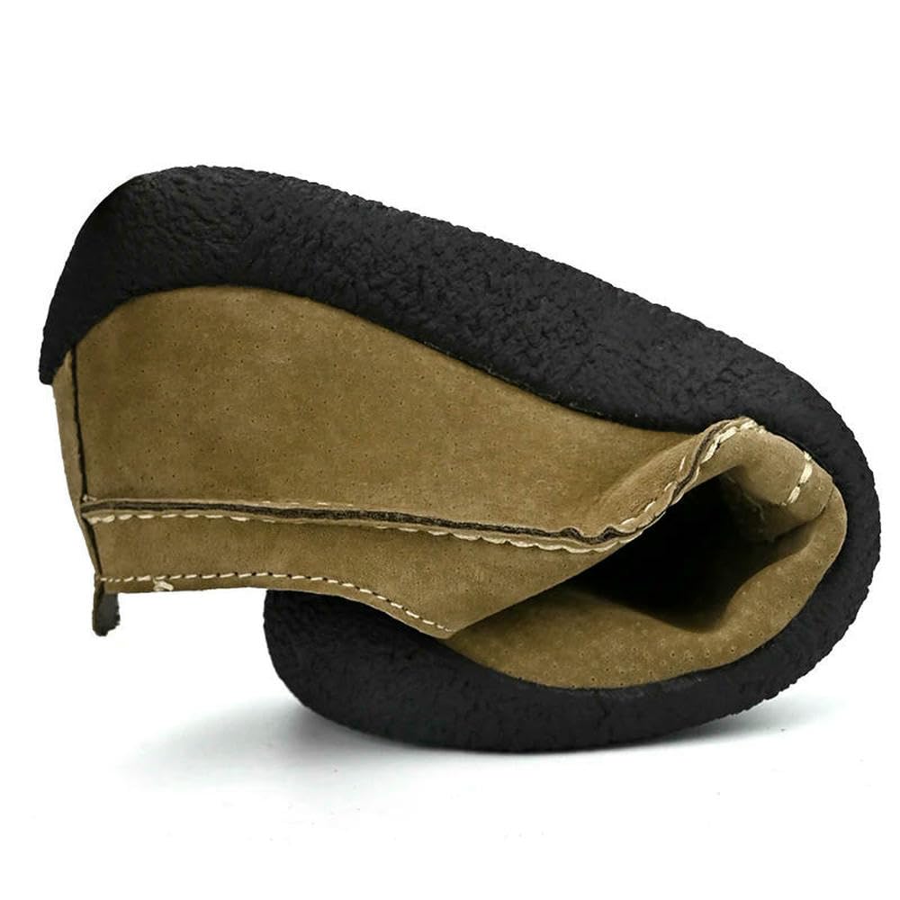 QXDZSW zamszowe skórzane buty na co dzień męskie sznurowane lekkie trampki outdoorowe męskie obuwie turystyczne płaskie trekking plus size 38-46