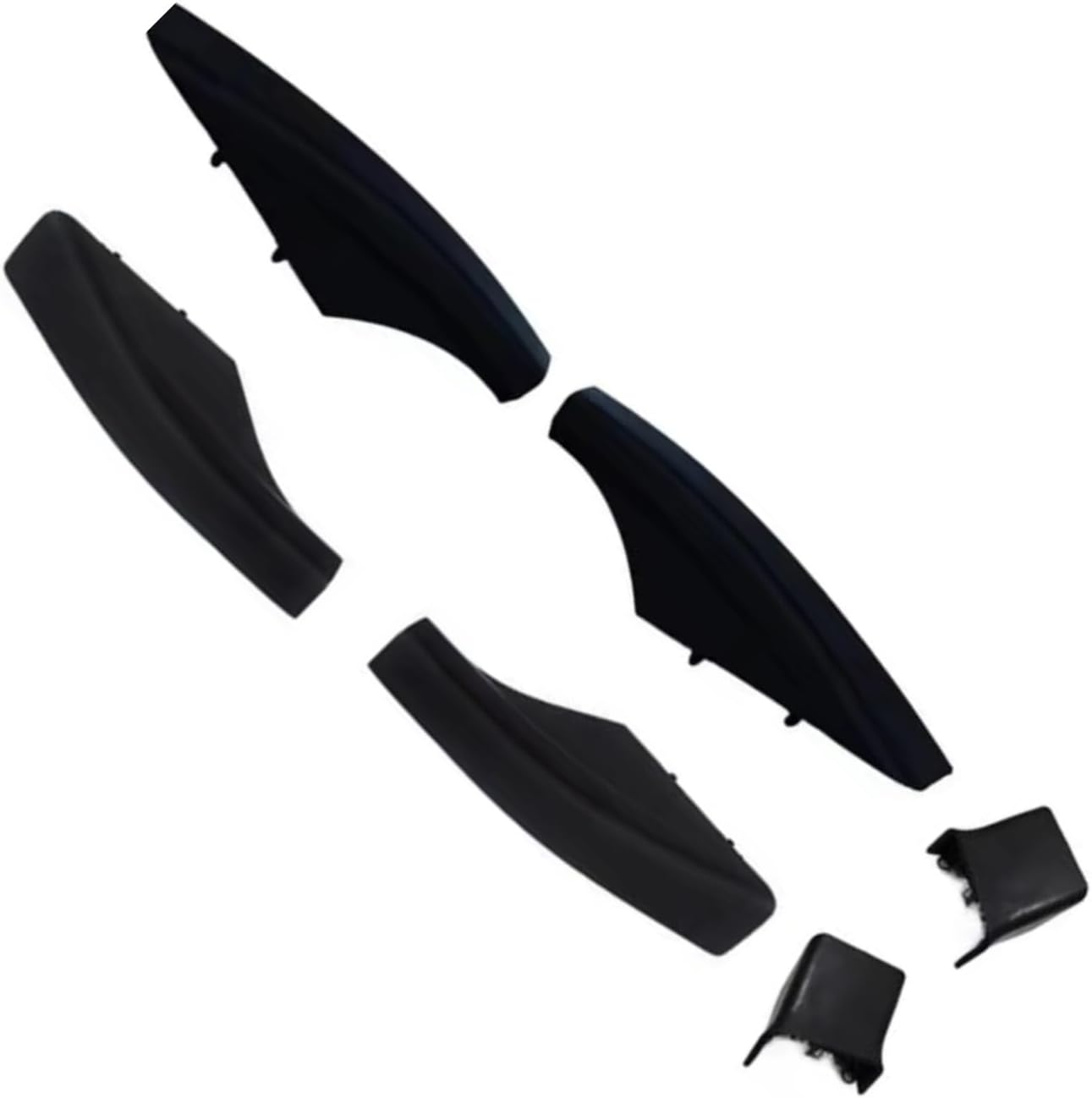 Roof Rack Rail Cap for Hyundai for Santa for Fe 2002 2003 2004 2005 2006 Roof Rack Bar Rail End Protection Cover Luggage Shells