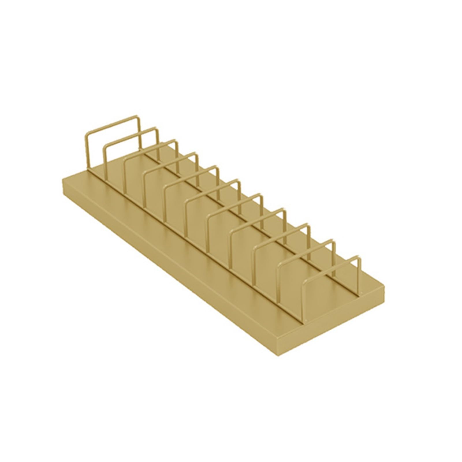Banco di mostra di marmo della lastra con 10 slot per schede piccolo scaffale del campione in lotti per l'esposizione del negozio