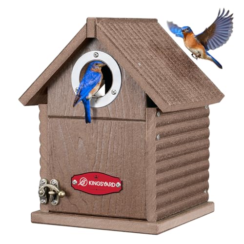 10 Best Recycled Plastic Birdhouses That Birds Will Adore 10 Kingsyard Weatherproof Recycled Plastic Bird House