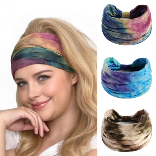 Bandeaux élastiques antidérapants femme Alexis Leroy accessoires cheveux style nature pack 3