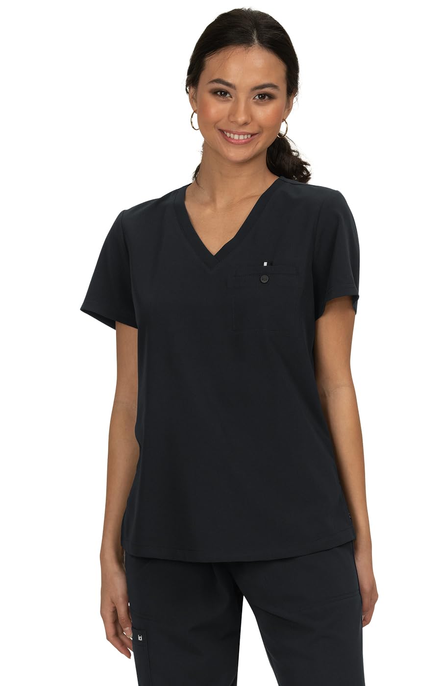 Next Gen Ready to Work Women's 1-Pocket Tuck-in Scrub Top