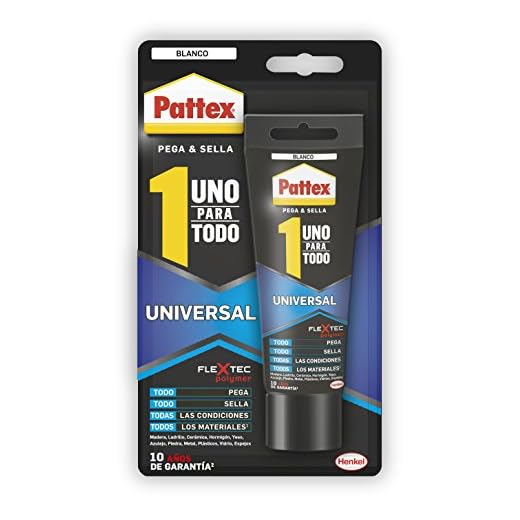 Pattex Uno para todo Universal, sellado, reparación, montaje, blanco, 142g