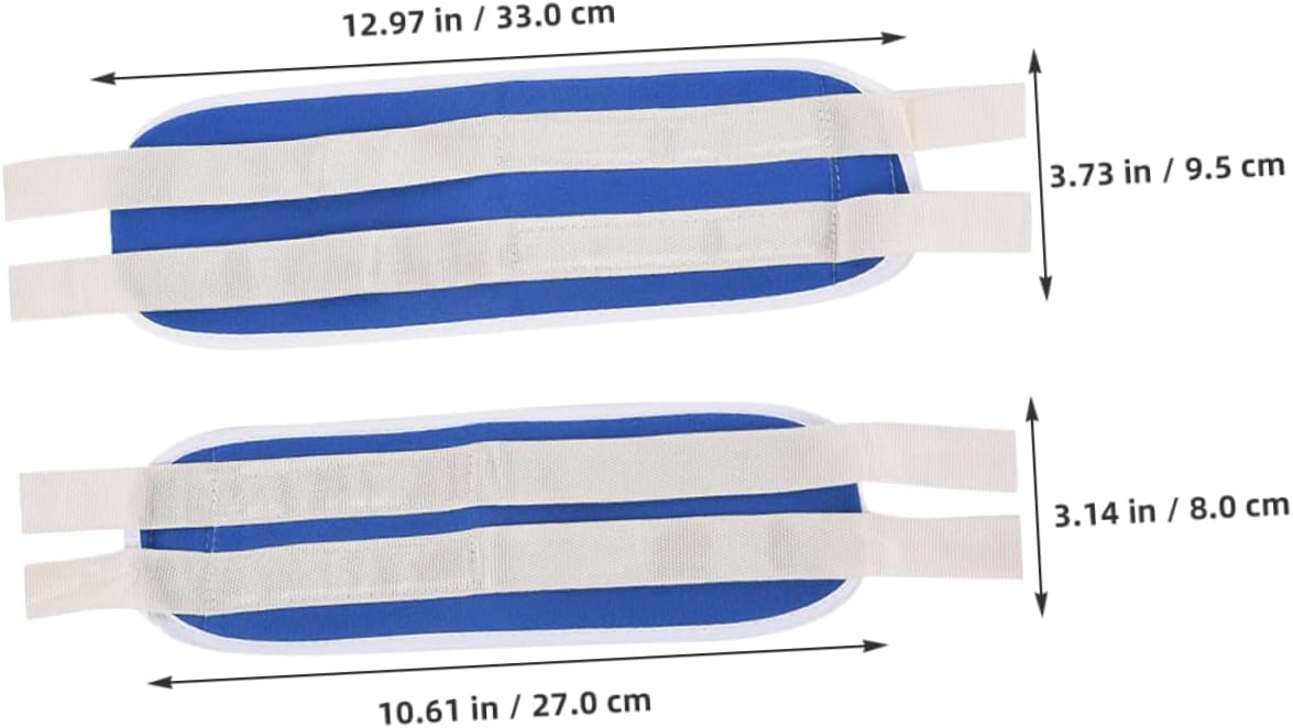 Adjustable Constraints Band Hospital Restraint Strap Wrist for Agitated Patients 4pcs Set