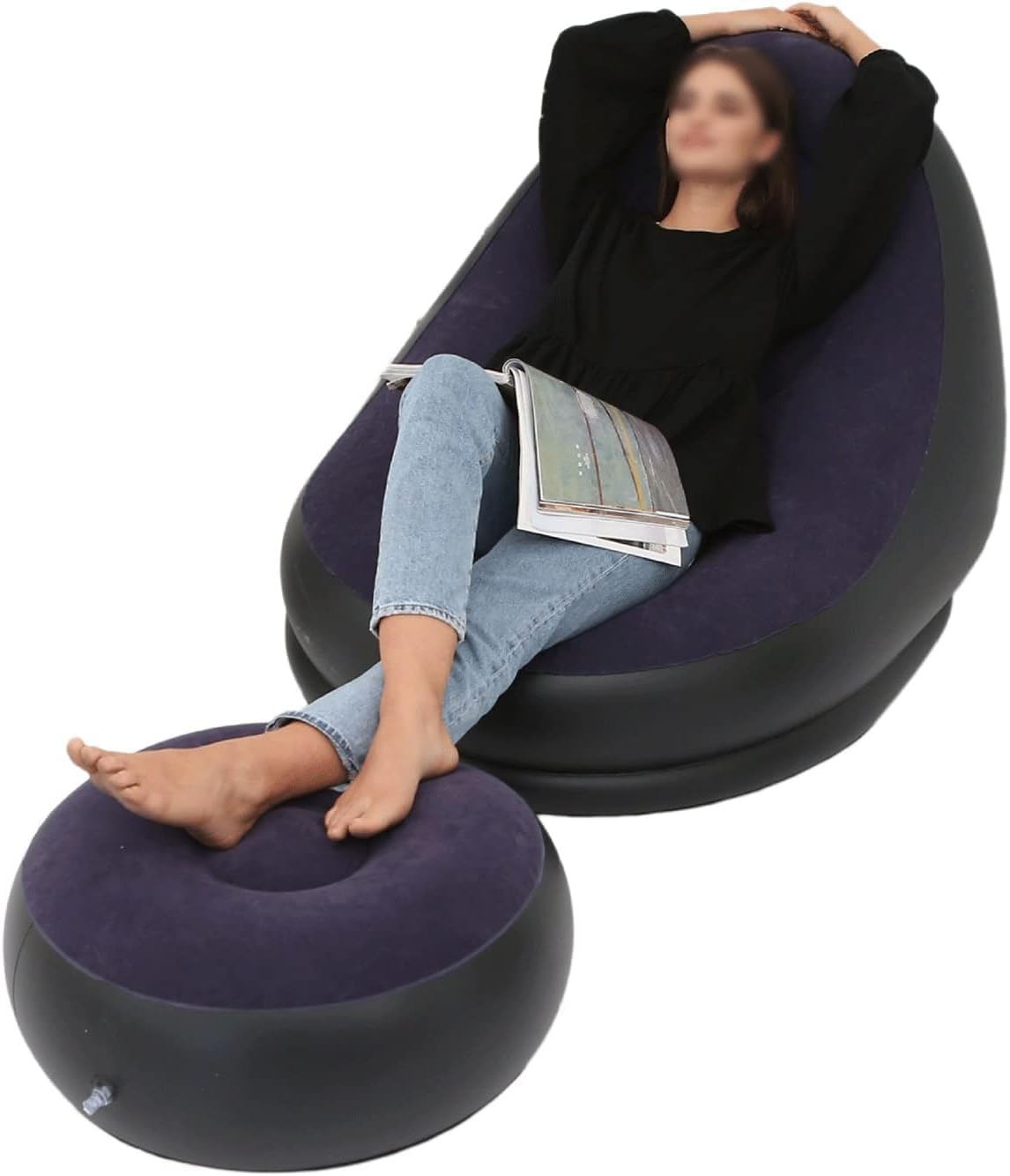 See full amazon price history chart for BLEQYS® Lounger Sofa Chair with Air Pump, for Indoor Living Room Bedroom, Outdoor Travel Camping Picnic BLEQYS® Lounger Sofa Chair with Air Pump, for Indoor Living Room Bedroom, Outdoor Travel Camping Picnic (B0D5YRY4MK) Amazon Price History, Amazon Price Tracker
