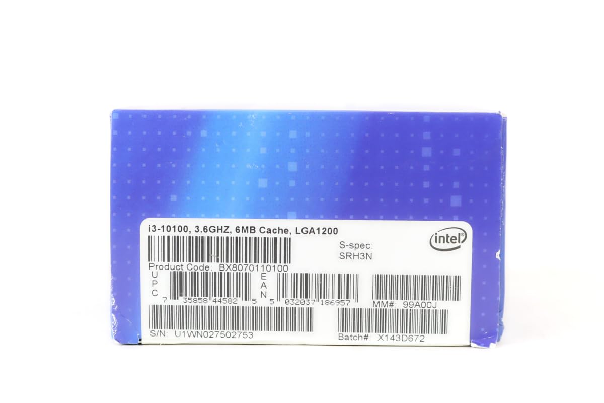Amazon.com: Intel Core i3-10100 Desktop Processor 4 Cores up to