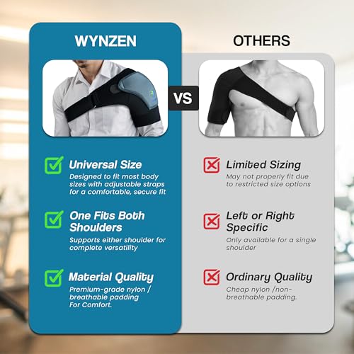 Image of Shoulder Support Belt for Men and Women | Shoulder Pain Relief Products | Adjustable Shoulder Belt for Men | Comfortable Shoulder Support for Women