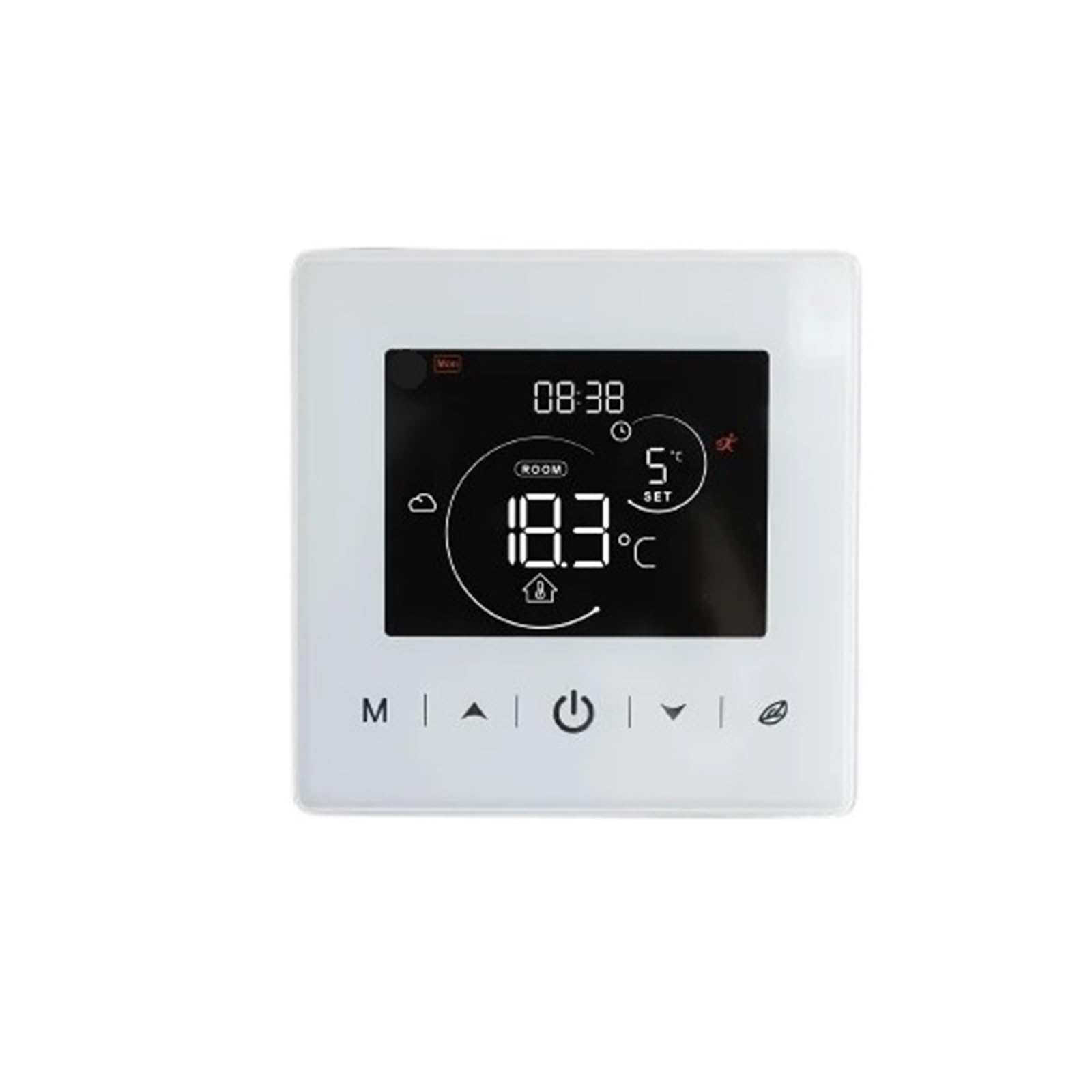 Thermostat chaudière à gaz à batterie avec programmation de température