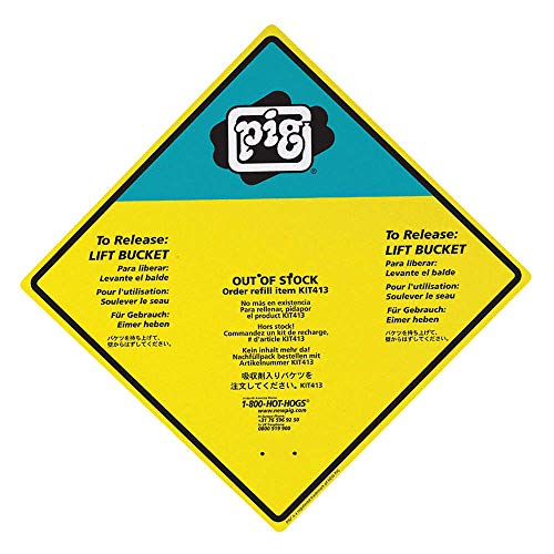 Image of New Pig SGN233-993 Sign for Pig Spill Kit in Bucket, Oil Only