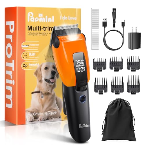 Dog-Grooming-Kit-for-Thick-Heavy-CoatsDog-Clippers-for-Grooming-with-LED-DisplayHeavy-Duty-Rechargeable-Dog-TrimmerDog-Grooming-Supplies-with-Storage-BagQuiet-Cordless-Shaver-for-Cats-Pets - Cucciolini Doodles   Dog-Grooming-Kit-for-Thick-Heavy-CoatsDog-Clippers-for-Grooming-with-LED-DisplayHeavy-Duty-Rechargeable-Dog-TrimmerDog-Grooming-Supplies-with-Storage-BagQuiet-Cordless-Shaver-for-Cats-Pets