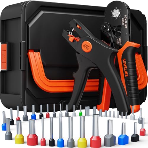 SOMELINE Sechskant Crimpzange Set, 36 Arten [0,25-10mm...