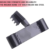 Vista 5 de Chelhead LS - Herramienta de bloqueo para volante de acero, óxido negro, herramienta de bloqueo de placa flexible compatible con motor Chevy LS 1 2