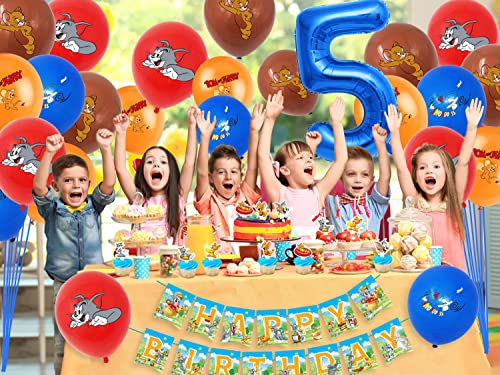 Tom e Jerry Decorazioni di Compleanno 43 pcs, Tom