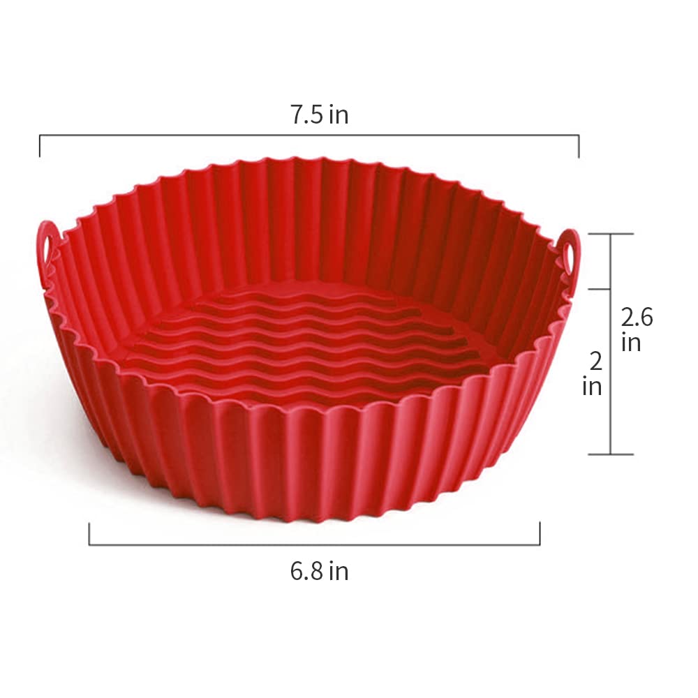 2-Pack Air Fryer Silicone Pots,Food Safe Air Fryers Oven Accessories — Amazon image 2