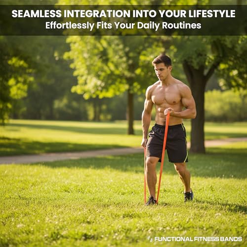Functional Fitness Pull Up Bands Resistance Bands | Exercise Bands for Working Out | Long Stretch Bands for Exercise, Training Bands, Resistance Bands for Stretching - Image 6