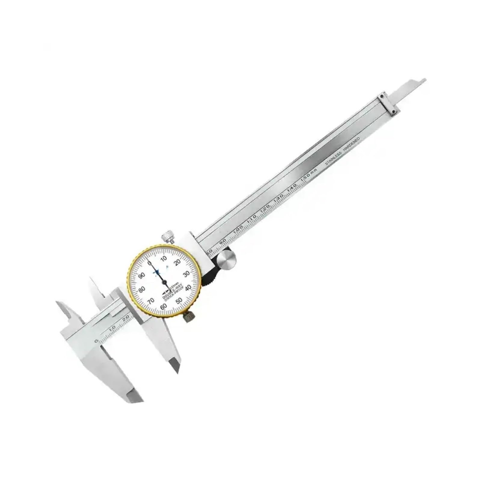 Zklgs One Color Dial Caliper 0-150Mm/0-6Inch For Measuring Tools Dial Vernier Caliper With Metal Housing,Vernier Caliper With Watch Measuring Tools