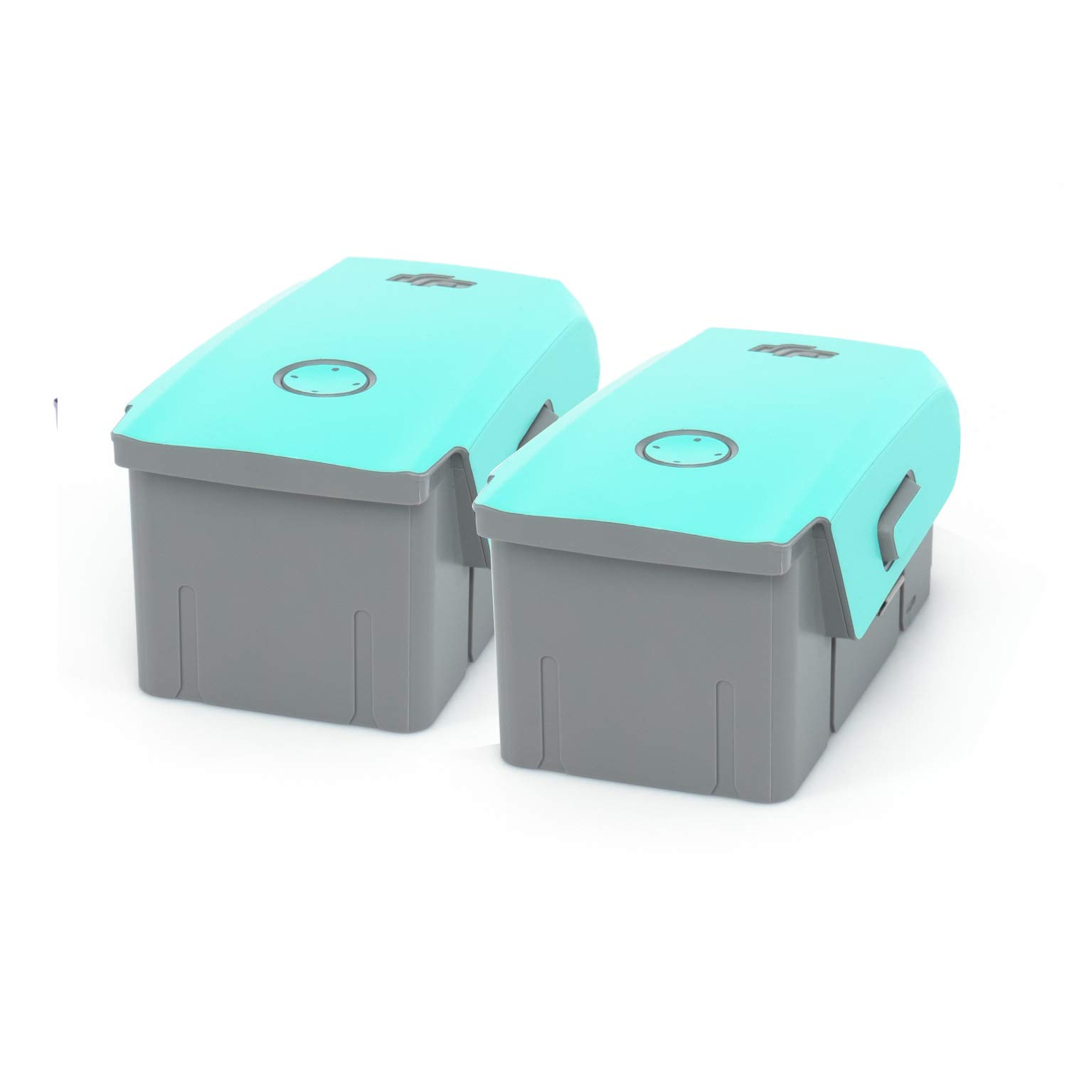 Wrapgrade Skin Compatible with DJI Mavic Air 2 & DJI Air 2S | 2 Batteries (Mint Blue) — image 1