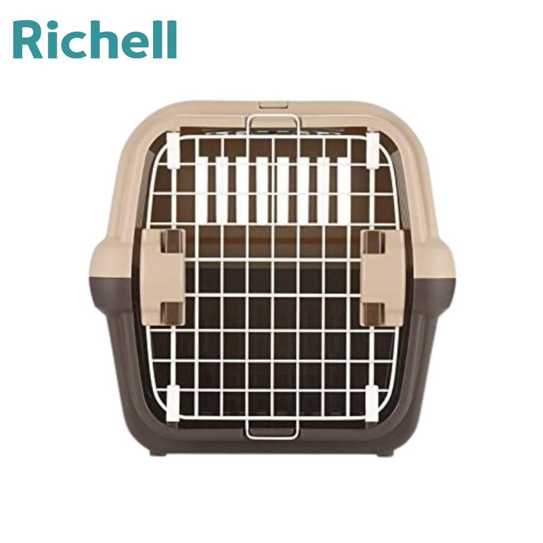 Amazon | リッチェル キャンピングキャリーダブルドア 小型犬・猫用