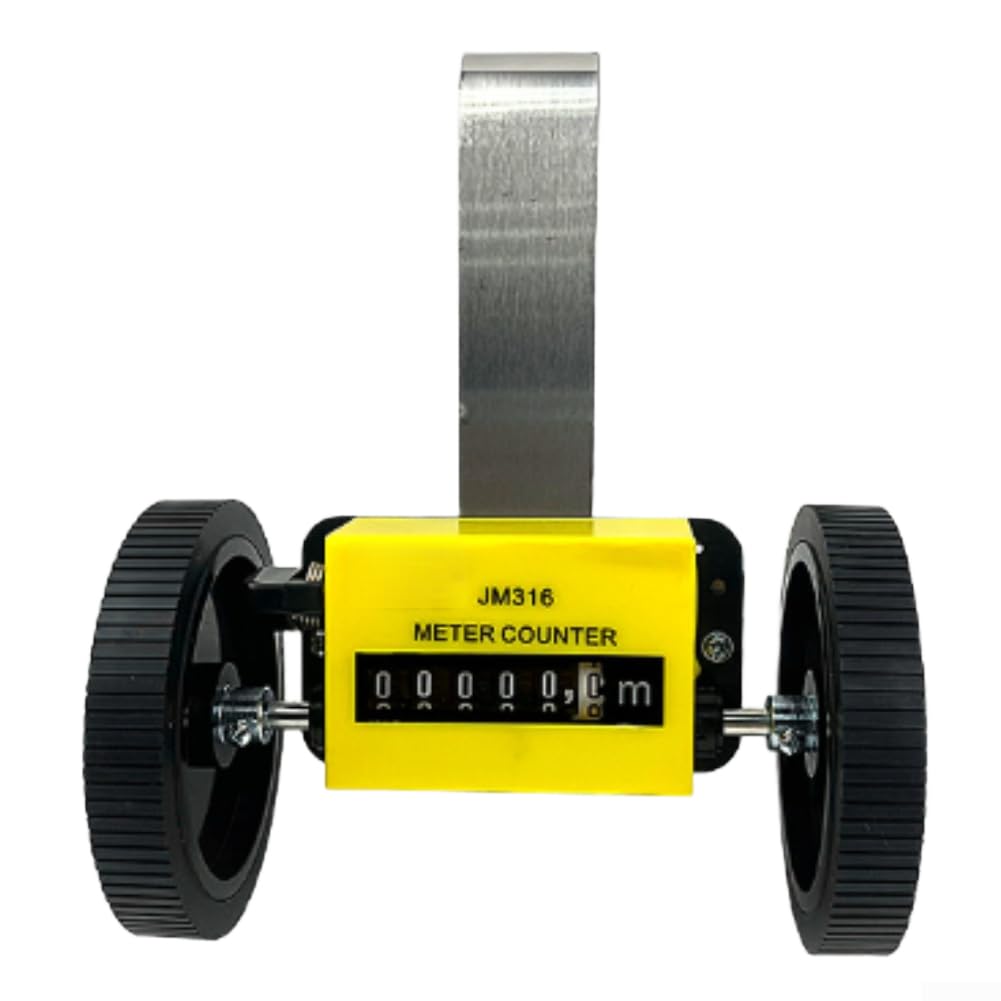 Mechanischer Stoffzähler 6-Stellig Metallrolle Gelb(Meter board)