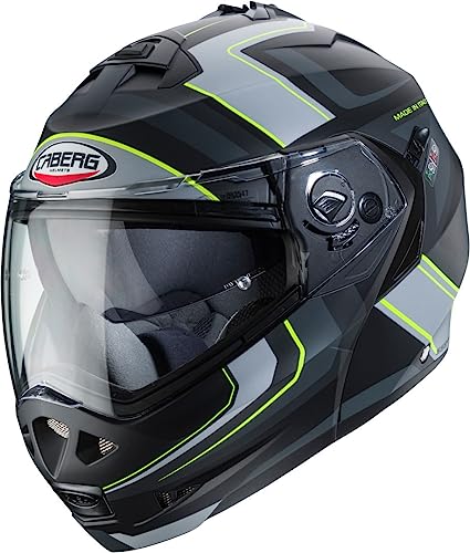  Caberg Duke II Tour Casco (Black/Grey/Green,L (59/60))