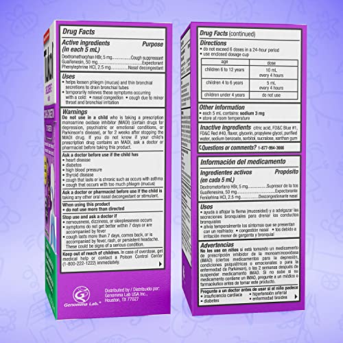 Tukol Children's Cough & Cold Medicine, Nasal Decongestant, Cough Suppressant & Chest Congestion Relief, Fast Acting, Non-Drowsy Syrup, 4 Fl Oz #TOP5