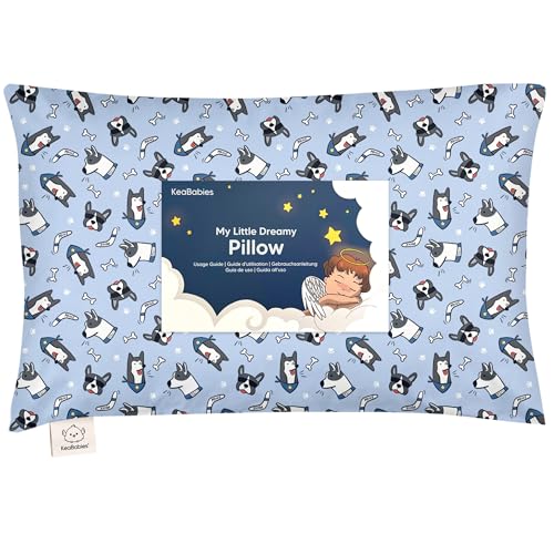Image of Toddler Pillow with Pillowcase, 13x18 My Little Dreamy Pillow (Pawtrol) | Kids Travel Bed Pillow for Sleep, Organic Cotton Small Pillowcase, Soft, Breathable, Machine Washable, Toddlers 2-5 years old