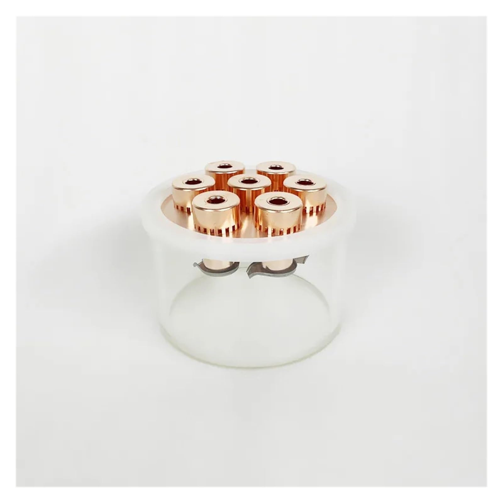 Colonne de reflux en verre borosilicaté et plaque à bulles en cuivre 6 pouces pour alambic