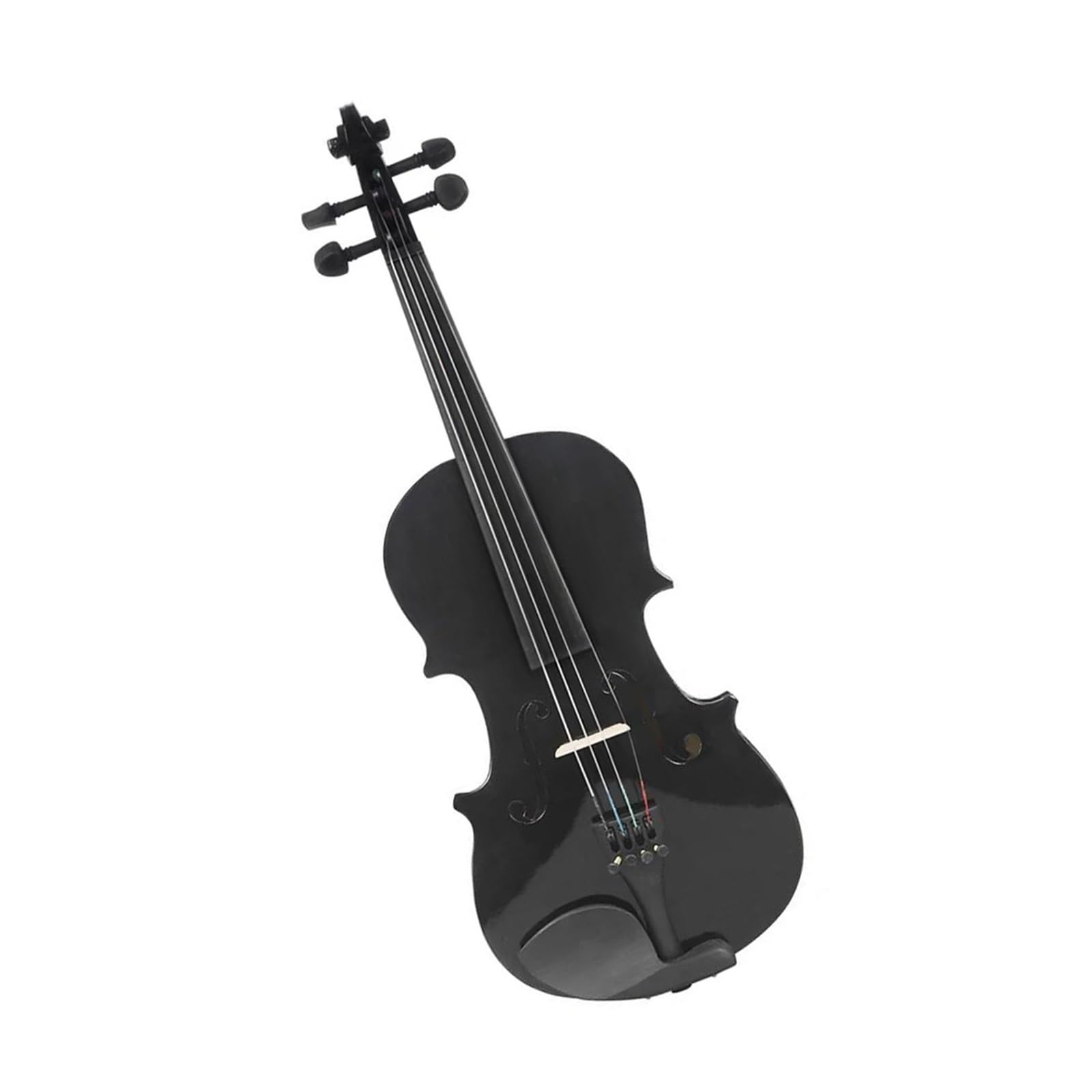 Czarny 1/8 Skrzypce Instrument Strunowy Lite Drewno Ścieżka Dźwiękowa Akcesoria Instrumenty Strunowe Skrzypcowe