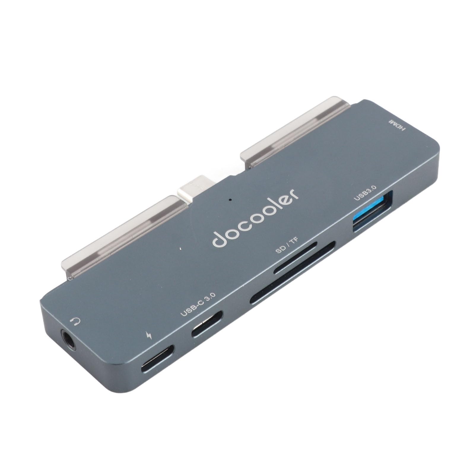 SIXRUN Hub Type-C 7-in-1, USB 3.0 4K Grigio
