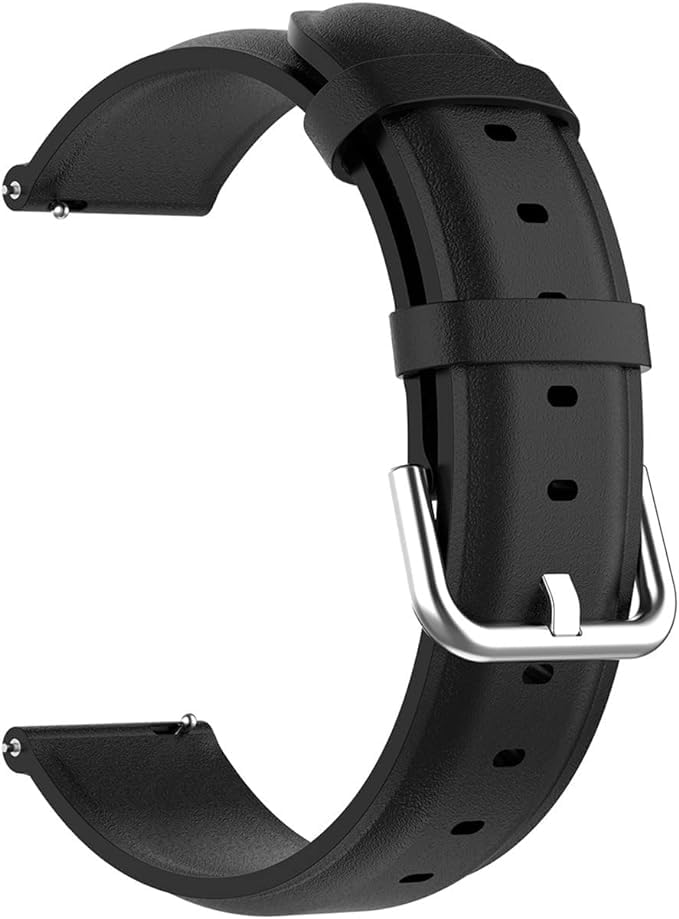 Correa de reloj de cuero para Garmin Vivoactive 6, correa de repuesto ajustable de cuero de primera calidad para Garmin Vivoactive 6 Outdoor Smartwatch, talla única, Cuero, 0