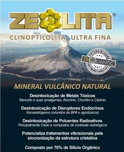 Kit Zeolita Premium com DOSADOR 2X200g - (4 ciclos) = 200 dias, Frequênciada, e Potencializada com P