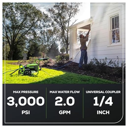 Greenworks 3000 PSI Electric Pressure Washer