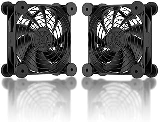 upHere 120mm Quiet USB Powered Fans 5V Computer Cooling Fan Compatible for PC/Xbox/Playstation/TV Box,etc,N12U03