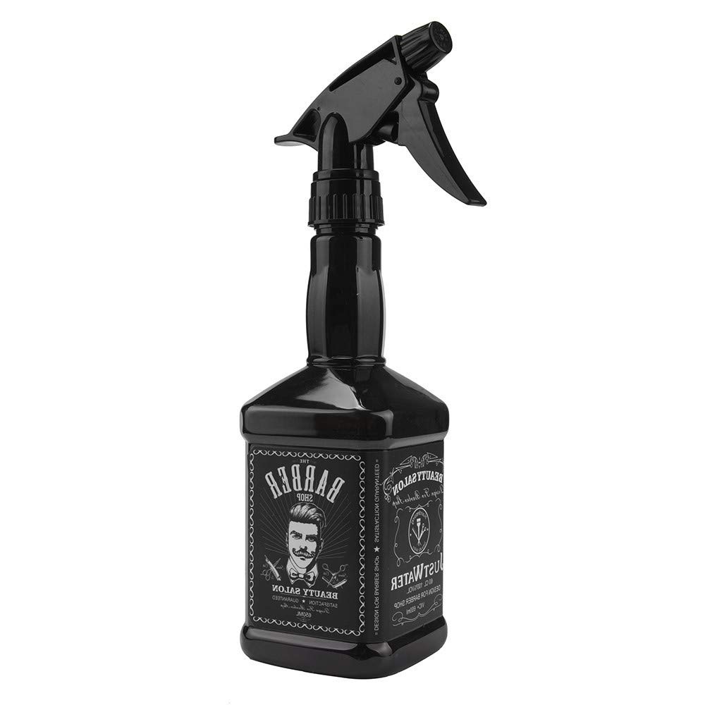 Kaidou Black 650Ml Empty Spray Bottles Hairdressing Spray Bottle Salon Barber Hair Tools Water Sprayer (One Size, )
