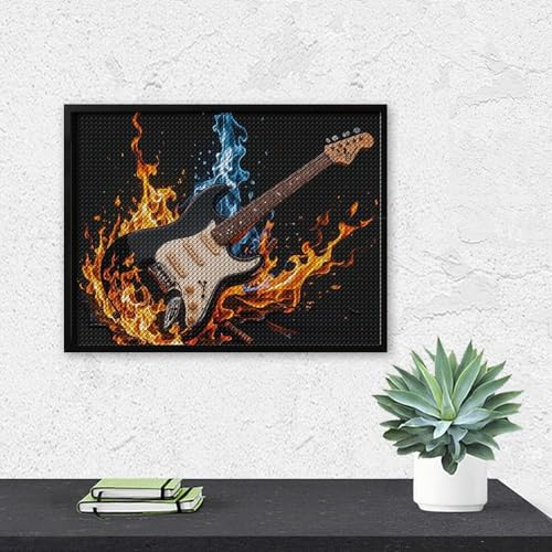 Peinture diamant musique déco salon broderie adulte 30x40 - 5
