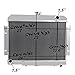 3 Row Core Aluminum Radiator Compatible With Jeep CJ5, CJ6, CJ7 1972-86 /Cherokee J10 Commando 1973-1975 1974